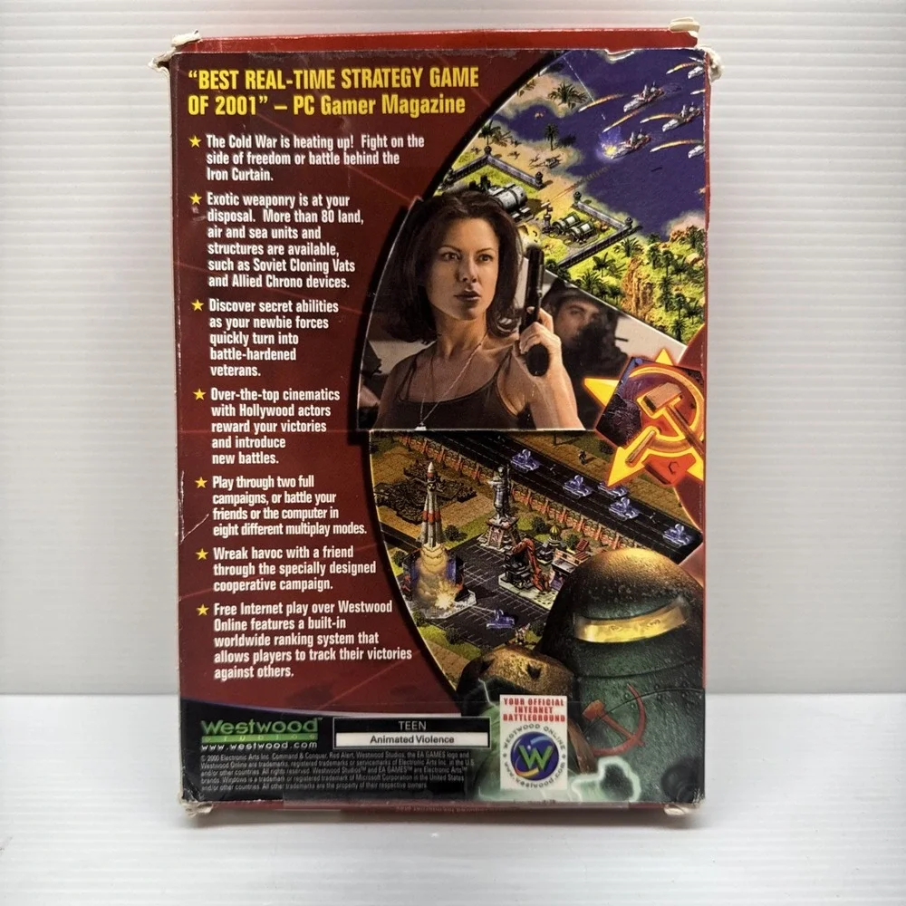 Command & Conquer: Red Alert 2 BOX PC Win 95 CD-Rom Westwood - BOX & Insert ONLY